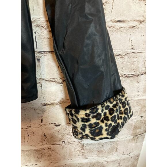 Utex Design Fully Reversible Jacket Womens Medium Cheetah Leopard Full Zip Up - Picture 8 of 14